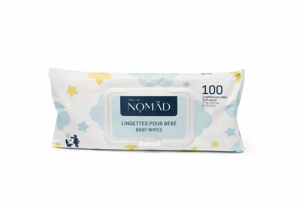 Lingettes de bébé personnelles 9 paquets de 100/boîte