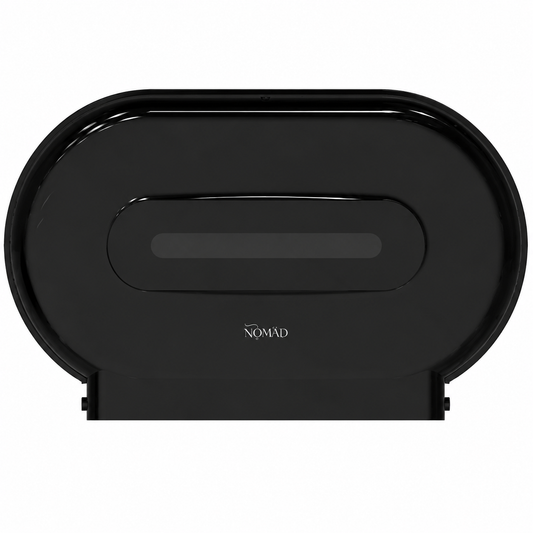 Distributrice Noire Double Pour Papier Hygiénique Jumbo JRT