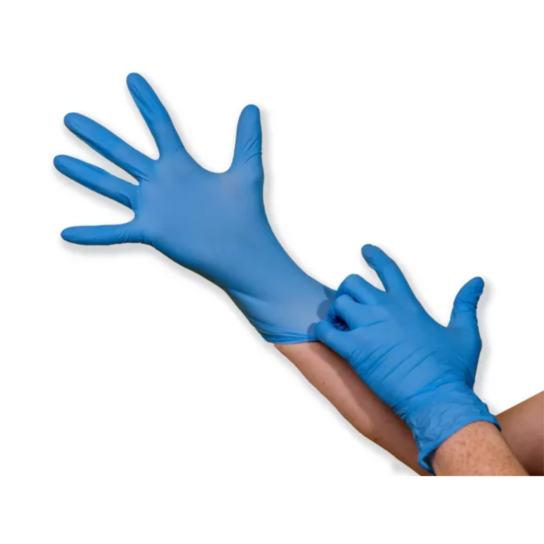 Blue Nitrile Gloves 10 X 100