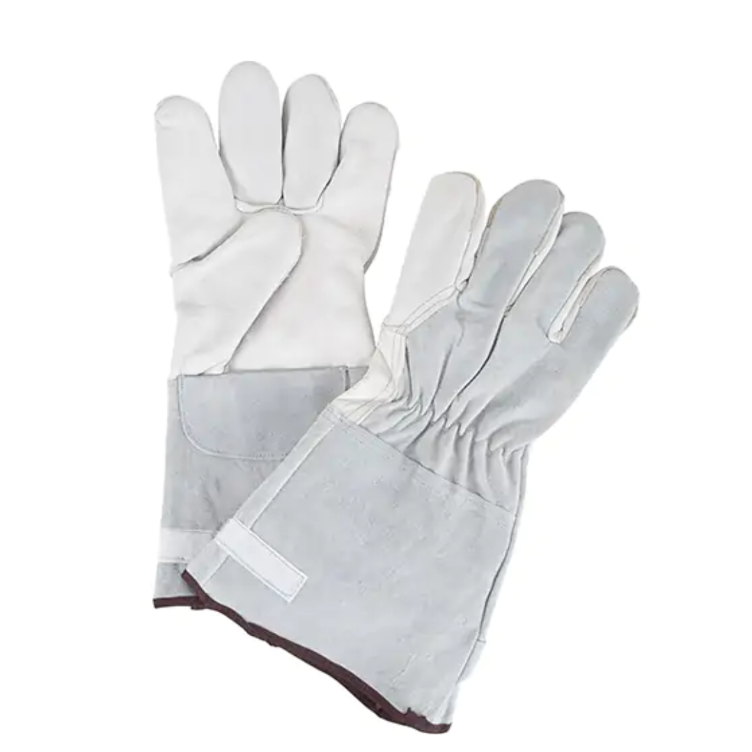 Gants de qualité standard, Paume en Cuir fleur de chèvre, Doublure en Molleton