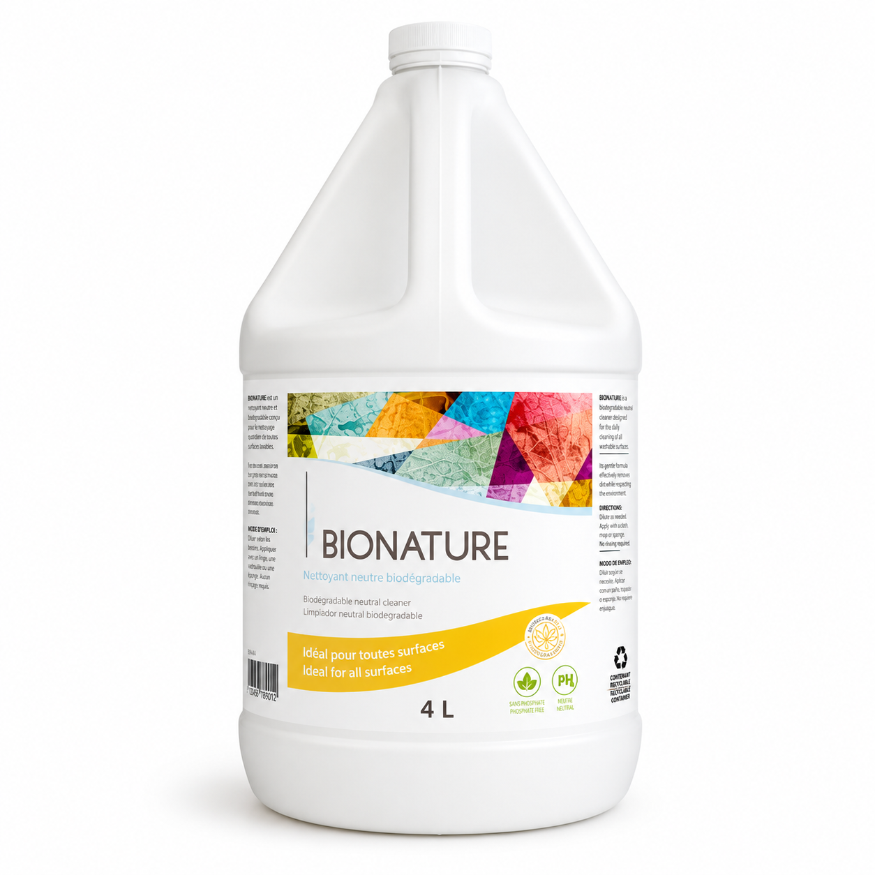 Savon corporel apaisant BIO-NATURE 4 LITRES