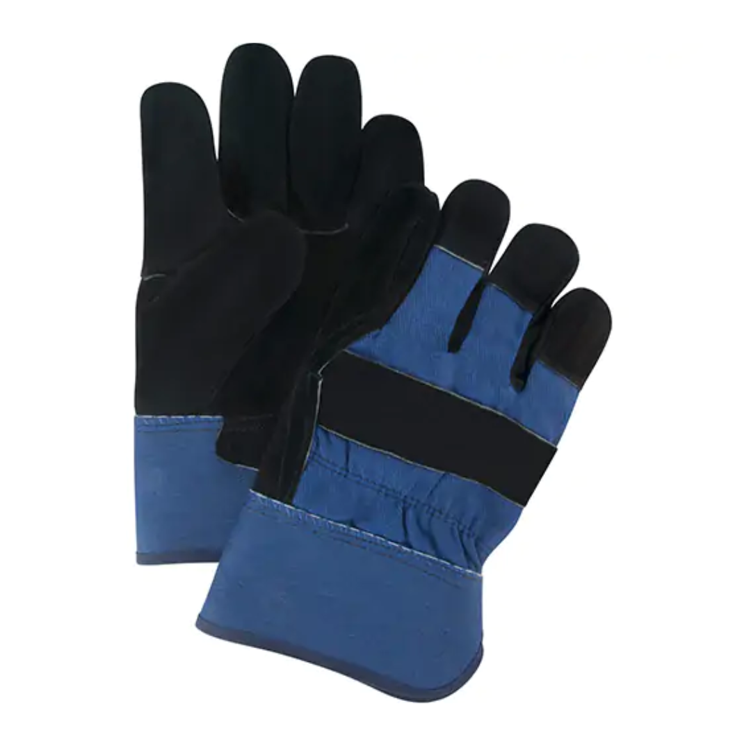 Gants d'ajusteur Paume en Cuir de vache refendu, Doublure en Thinsulate