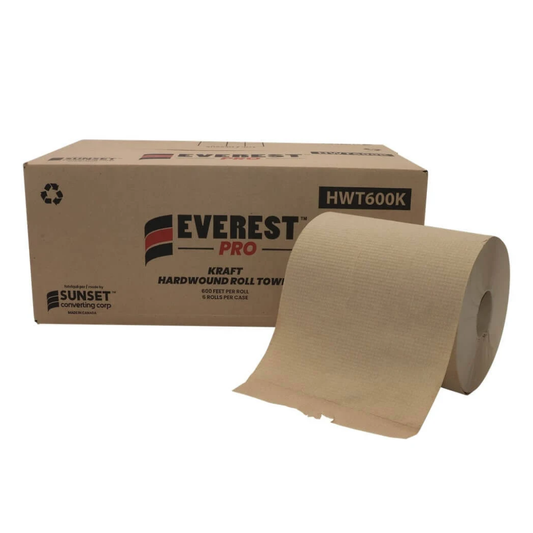 Papier à main Brun 6 X 600' Everest Pro